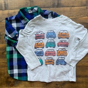 SOLD - Old Navy Boys 5T Tee Shirt Button Down